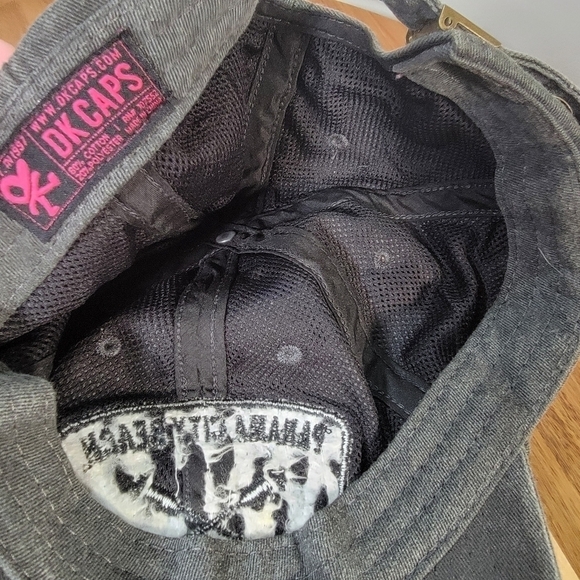DK Caps Panama City Beach Florida Charcoal Gray Black Ball cap - Picture 16 of 17